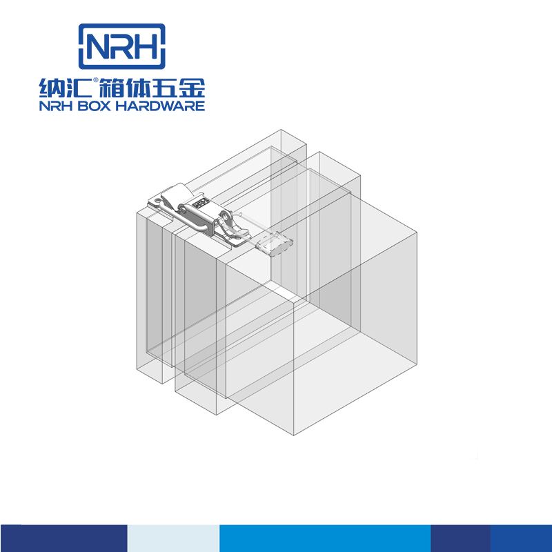 按压带锁搭扣锁扣5829-80K-FE-ZL